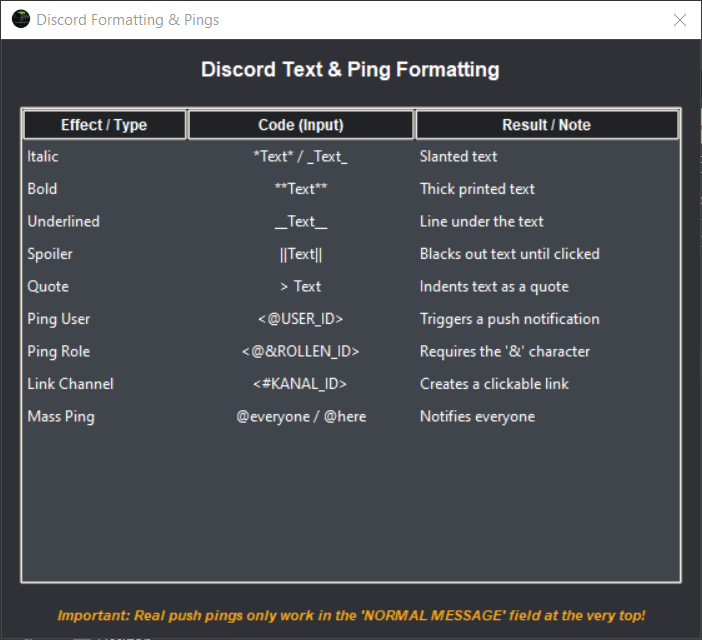 Formatting Guide