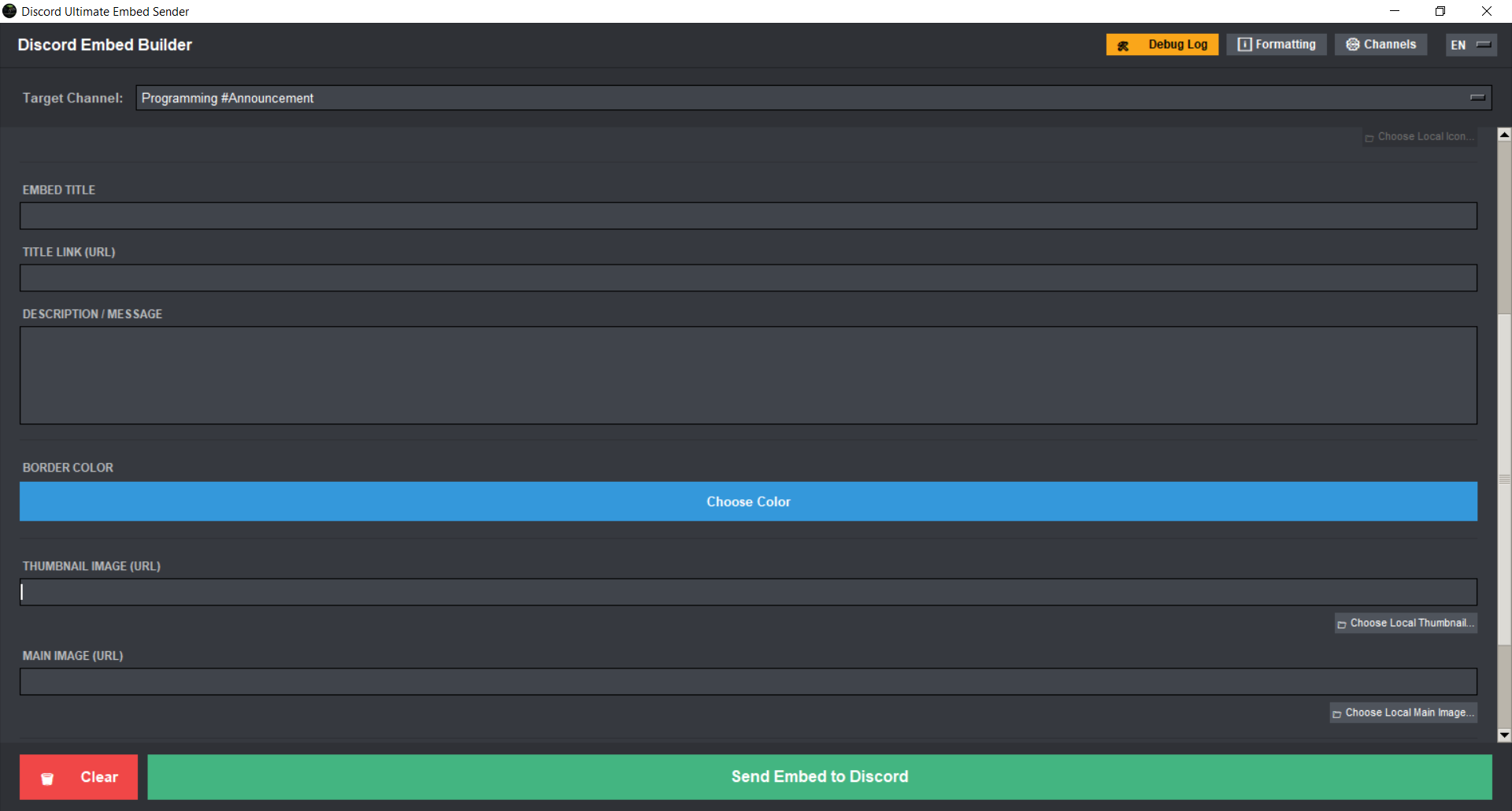 Main Screen Overview